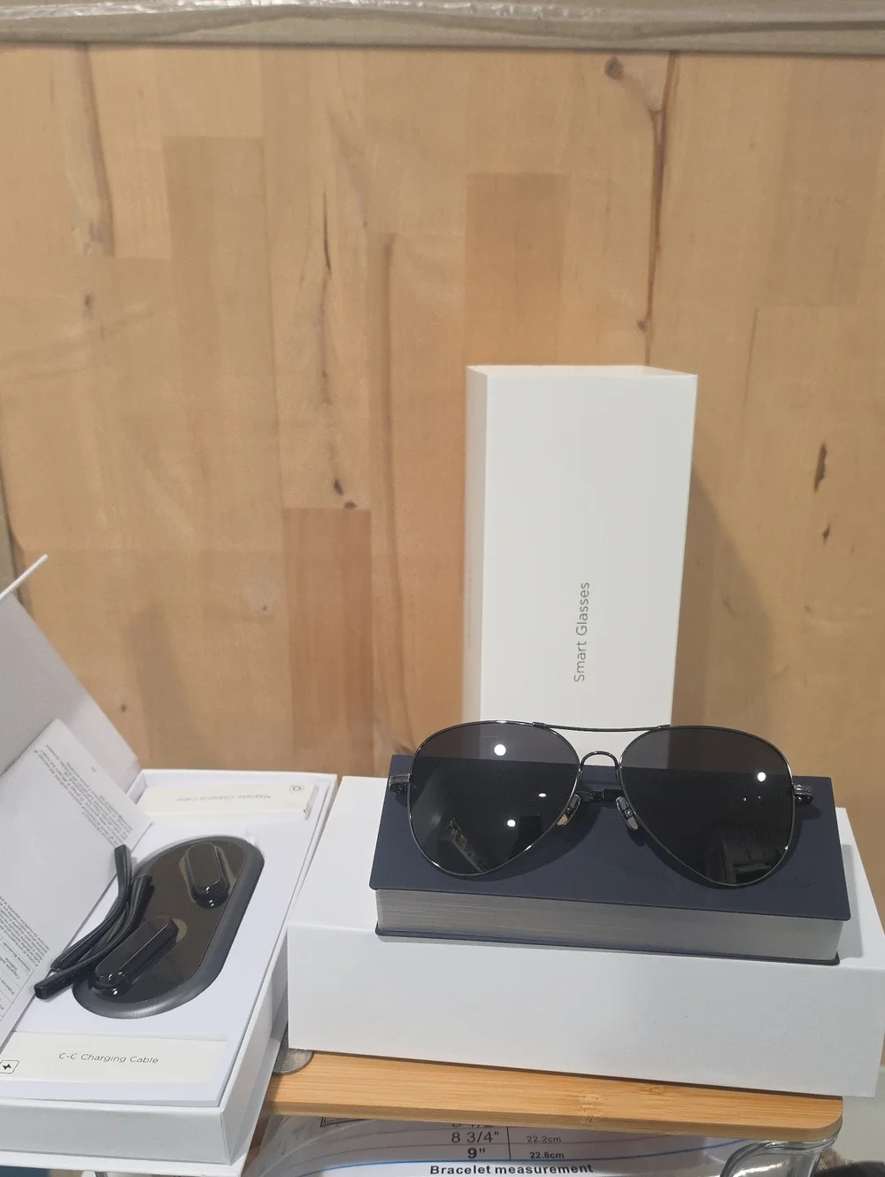 Headwolf AI Audio Glasses, Lightweight Smart Glasses with Bluetooth Audio